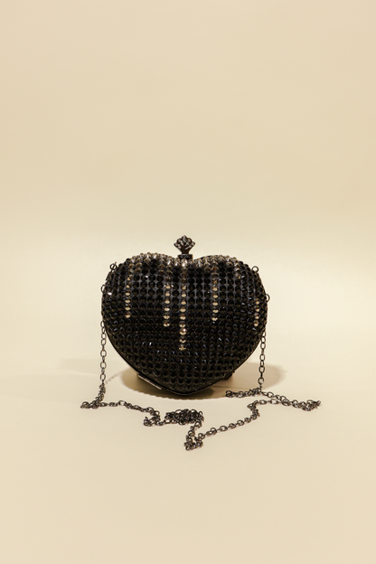 Bolso corazón mini negro I Lúa