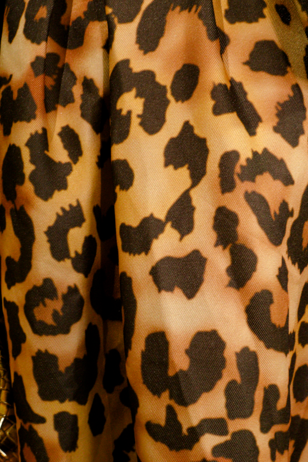 Vestido largo con estampado de leopardo I África